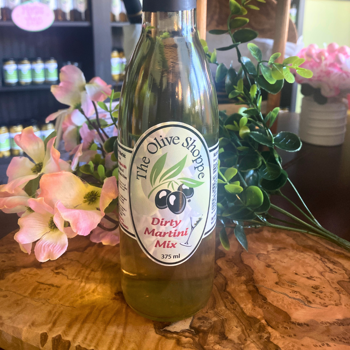 The Olive Shoppe's Dirty Martini Mix 375ML