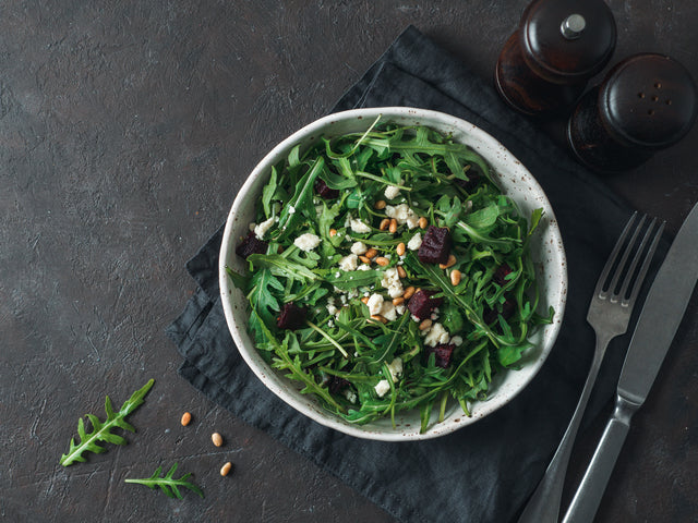 Arugula, Beet & Goat Cheese Salad