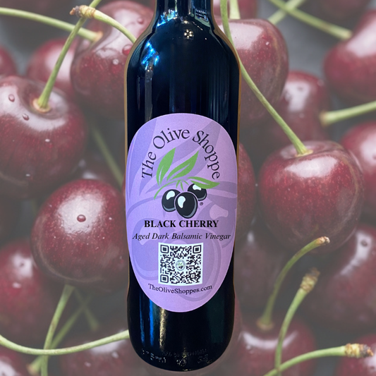Black Cherry Aged Dark Balsamic Vinegar 375mL