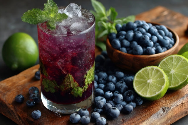 Blueberry Mint Mojito