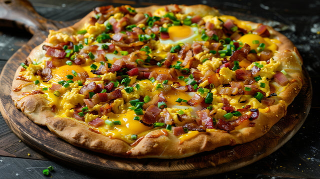 Breakfast Flatbread Pizza
