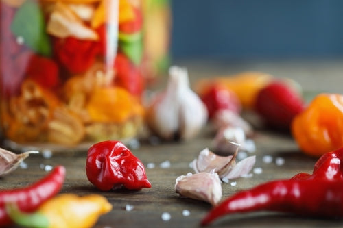 Garlic & Habanero Hand~Stuffed Olives