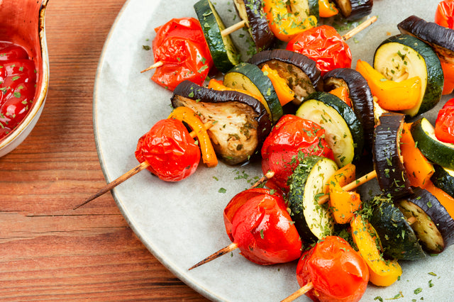 Tuscan Herb Grilled Veggie Skewers