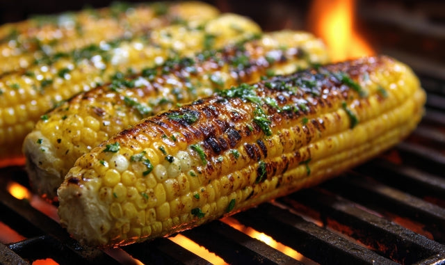 Garlic-Parmesan Grilled Corn on the Cob
